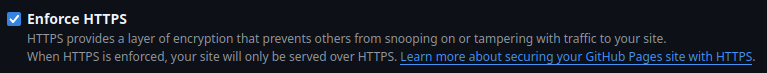 Forcer le trafic en HTTPS
